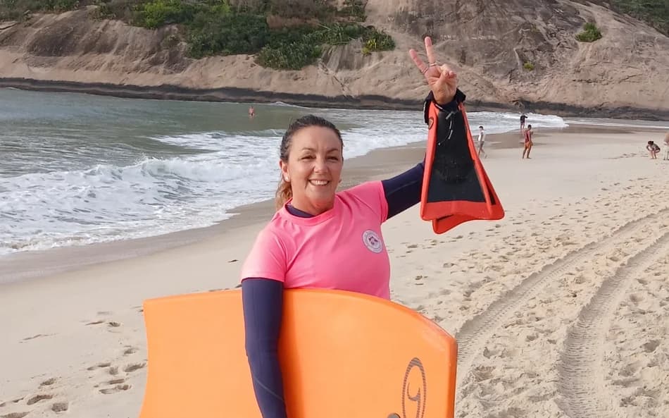 Isabela Nogueira, pioneira do bodyboard brasileiro, morre aos 56 anos (Foto: Reprodução/ Instagram)
