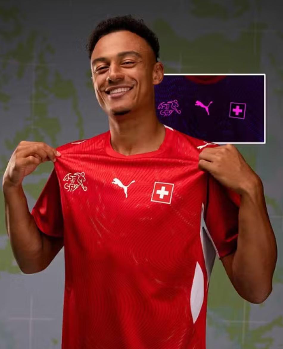 Suiça - Uniforme I (Foto: Divulgação)