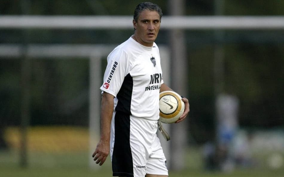 Tite pelo Atlético (Foto: Djalma Vassão/Gazeta Press)