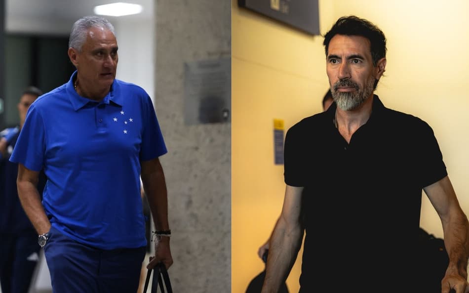 Tite x Domínguez (Fotos: Gustavo Aleixo e Pedro Souza)