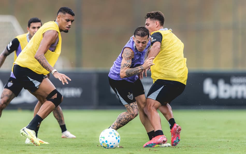 Treinamento preparação contra o Fluminense (Foto: Pedro Souza / Atlético)