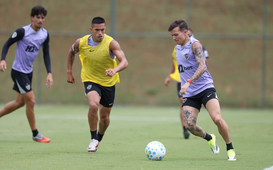 Treino data fifa (Foto: Pedro Souza / Atlético)