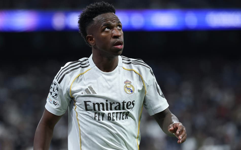 Vini Jr em ação pelo Real Madrid (Foto: Thomas Coex/AFP)