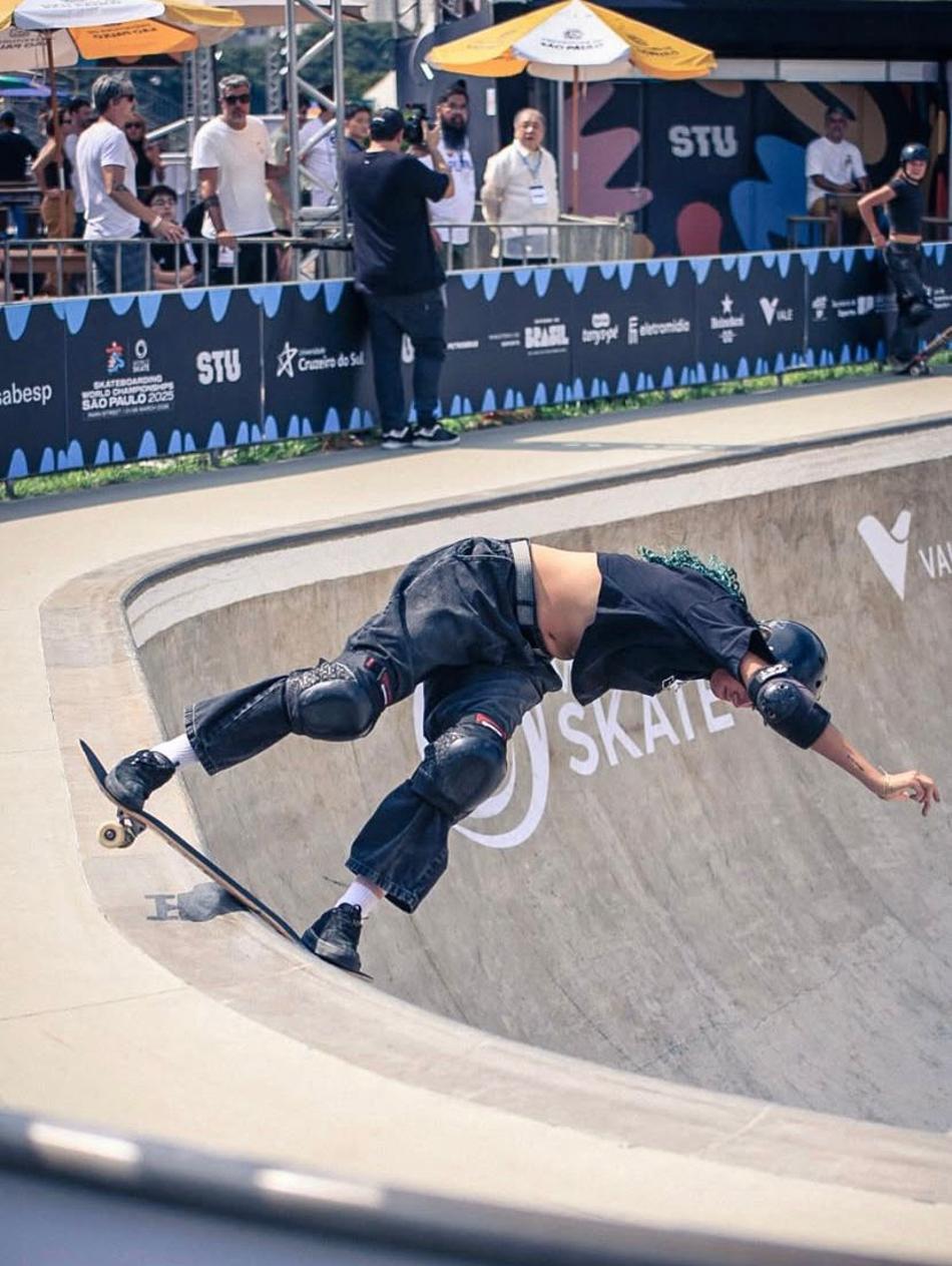 Com 52,50, Sofia Godoy teve o segundo melhor desempenho entre as brasileiras (Foto: Rodrigo Lima/CBSk)