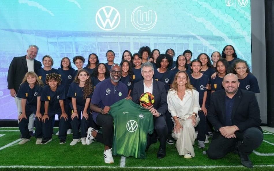 Projeto Estrelas é patrocinado pela Volkswagen e tem parceria com o Wolfsburg. (Foto: Projeto Estrelas/Divulgação)