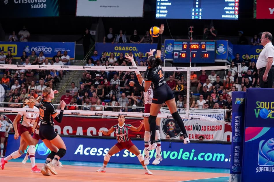 Osasco x Fluminense pela Superliga Feminina 25/26 (Foto: Carolina Oliveira/Osasco)