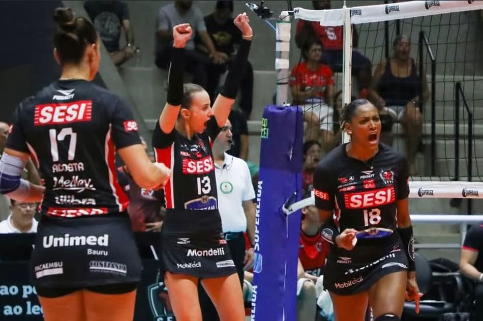 Sesi Bauru x Maringá pela Superliga Feminina 25/26 (Foto: Felipe Wiira/Sesi-SP)
