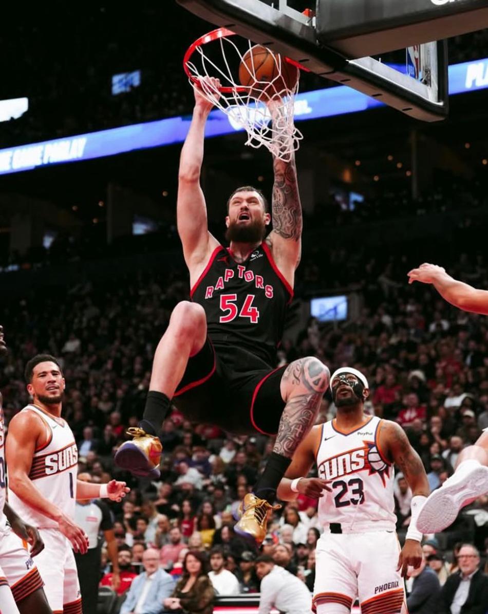 Phoenix Suns x Toronto Raptors pela NBA 2025/2026 (Foto: Reprodução/Toronto Raptors)