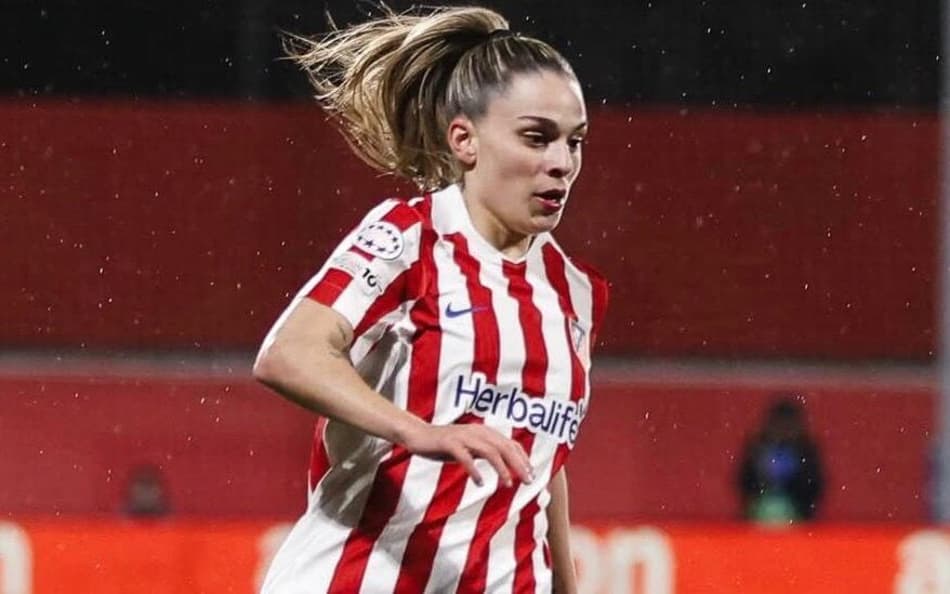 Gio Garbelini negou ter ofendido adversária com insulto racista. (Foto: Atlético de Madrid/Divulgação)