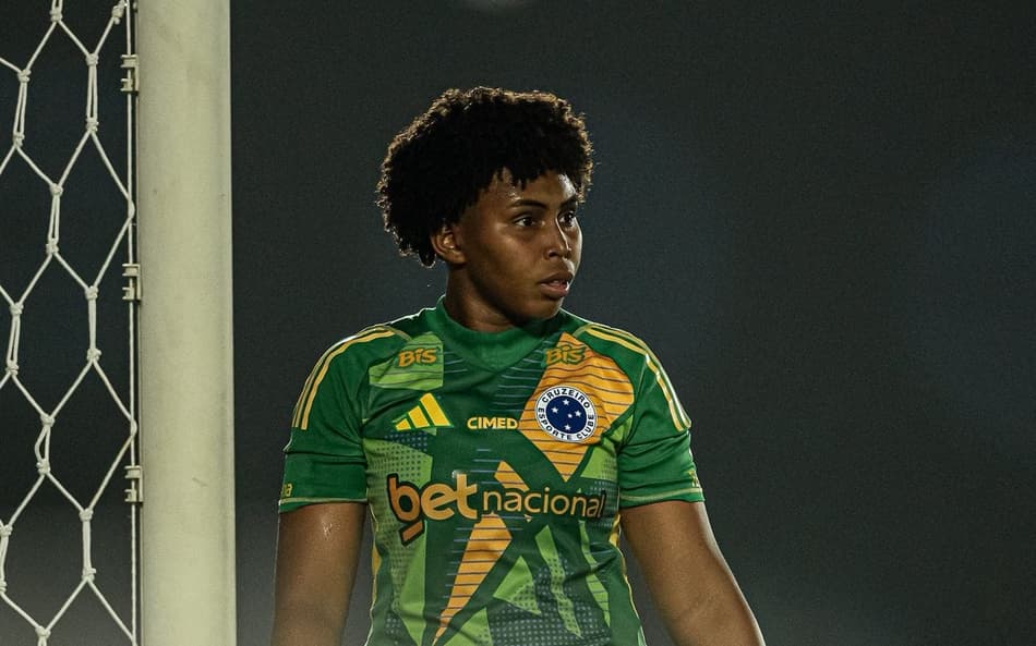 Goleira Camila Rodrigues foi destaque de Flamengo x Cruzeiro. (Foto: PaulaReis/Flamengo)