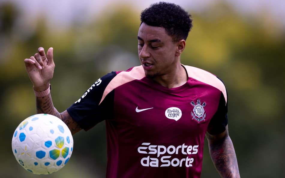 Lingard vem treinando no Corinthians (Foto: Rodrigo Coca/Agência Corinthians)