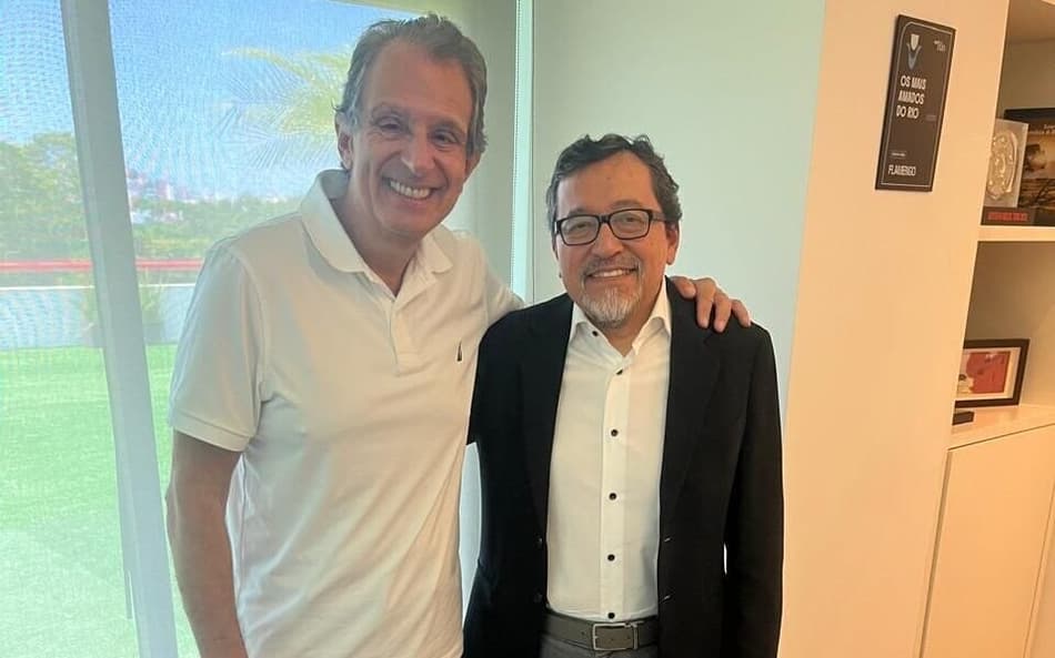 Bap, presidente do Flamengo, ao lado de CEO do Bahia (Foto: Divulgação)
