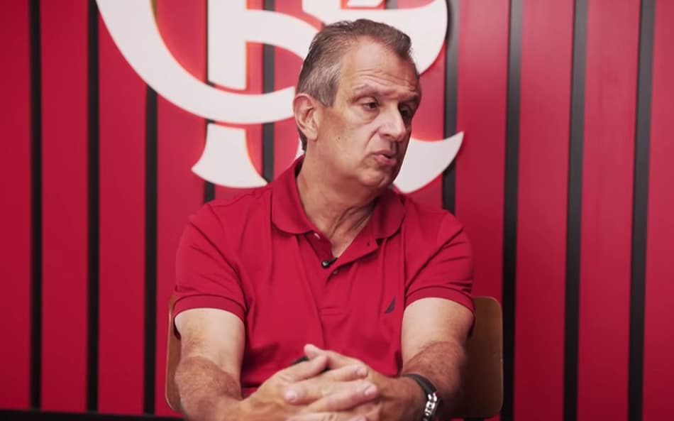 Luiz Eduardo Baptista (BAP) é o presidente do Flamengo (Foto: Reprodução/Flamengo TV)