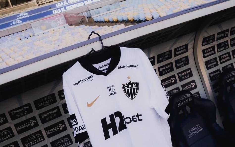 camisa Atlético contra o Fluminense (Foto: Reprodução Atlético)