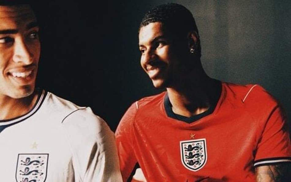 Nova camisa da Inglaterra (Foto: Reprodução)