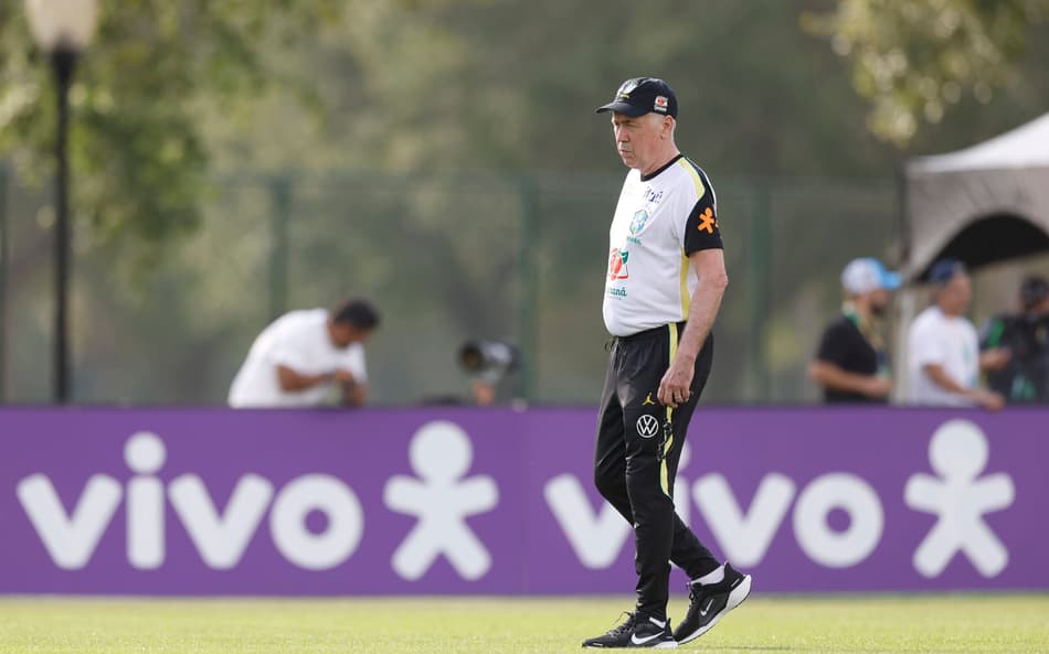 Carlo Ancelotti, técnico da Seleção