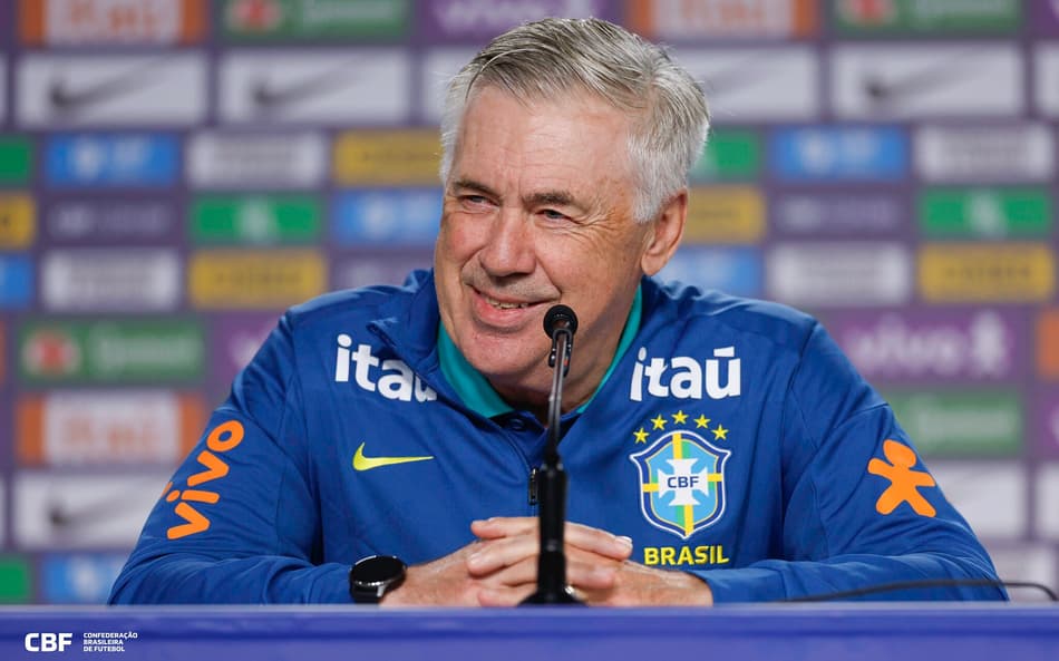 Carlo Ancelotti já admite seguir como técnico do Brasil até 2030