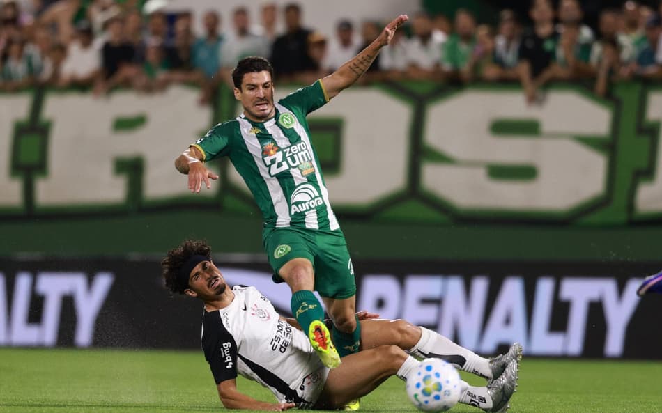 Chapecoense x Corinthians na Arena Condá (Foto: RAFAEL DIEGO/Agencia Enquadrar/Gazeta Press)