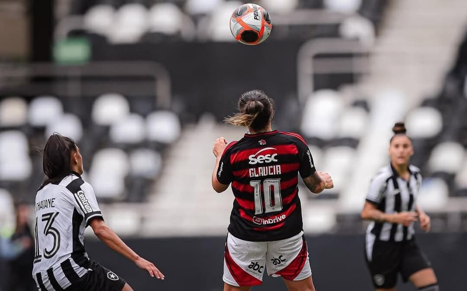Flamengo e Botafogo ficaram no empate pelo Carioca Feminino. (Foto: Flamengo/Divulgação)