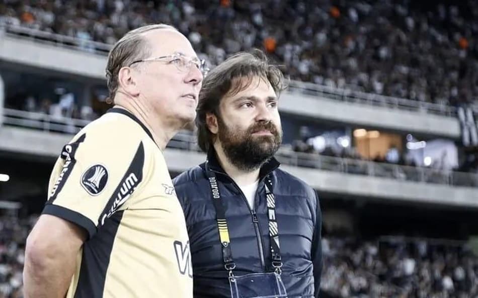 John Textor e João Paulo Magalhães (Foto: Vítor Silva/Botafogo)