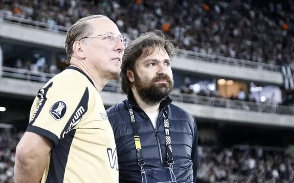 John Textor e João Paulo Magalhães (Foto: Vítor Silva/Botafogo)