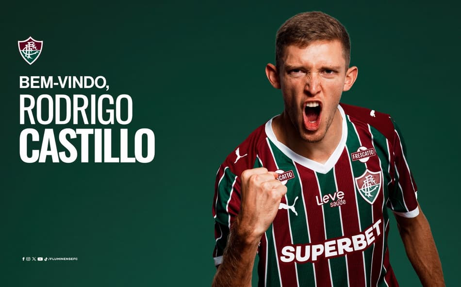 Castillo anunciado pelo Fluminense (Foto: Divulgação)