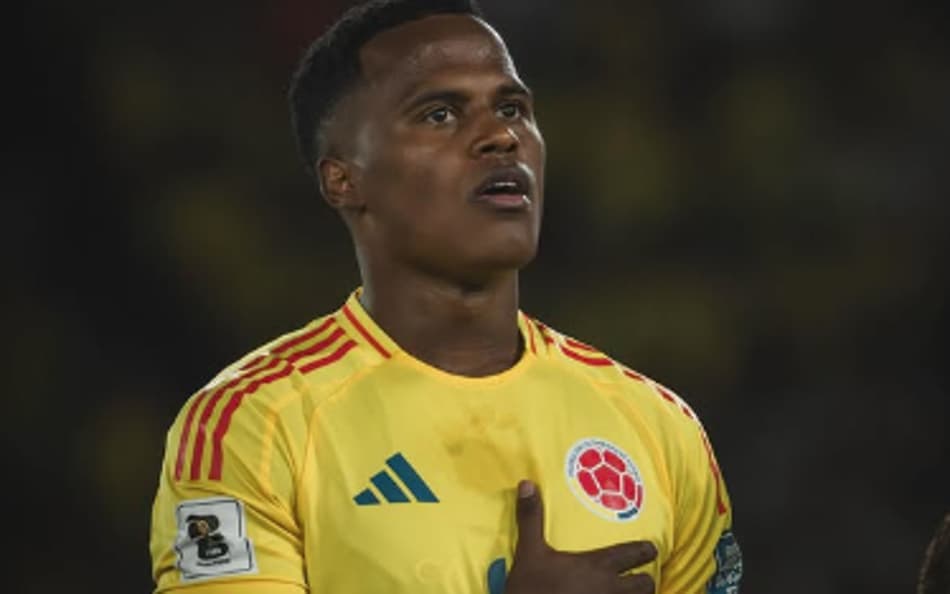 Jhon Arias em ação pela seleção da Colômbia (Foto: Divulgação)