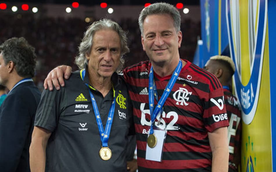 Jorge Jesus e Landim - Flamengo