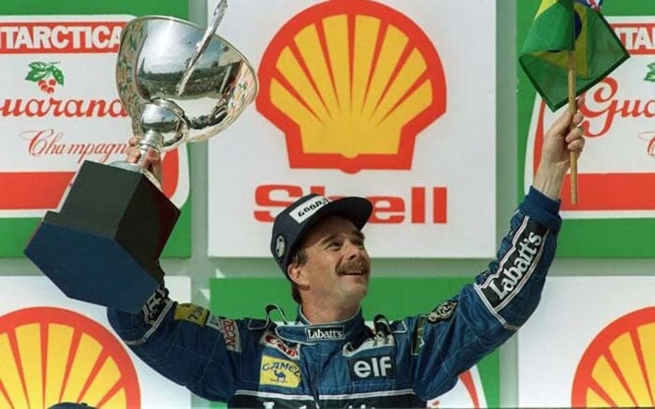 Nigel Mansell colocou os britânicos no topo novamente com o título mundial de 1992