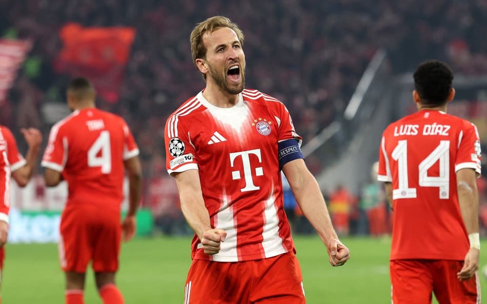 Estrela de Harry Kane brilha novamente na Champions League (Foto: Reprodução/FCBayern/X)