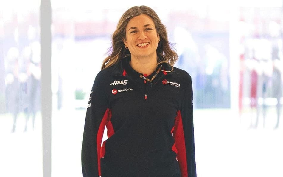 Laura Müller, engenheira-chefe de Esteban Ocon na Haas (Foto: Reprodução/F1)