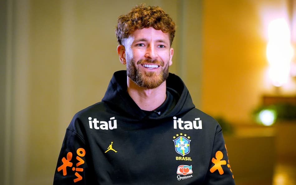 Léo Pereira, zagueiro do Flamengo, na Seleção Brasileira (Foto: Joilson Marconne/CBF)