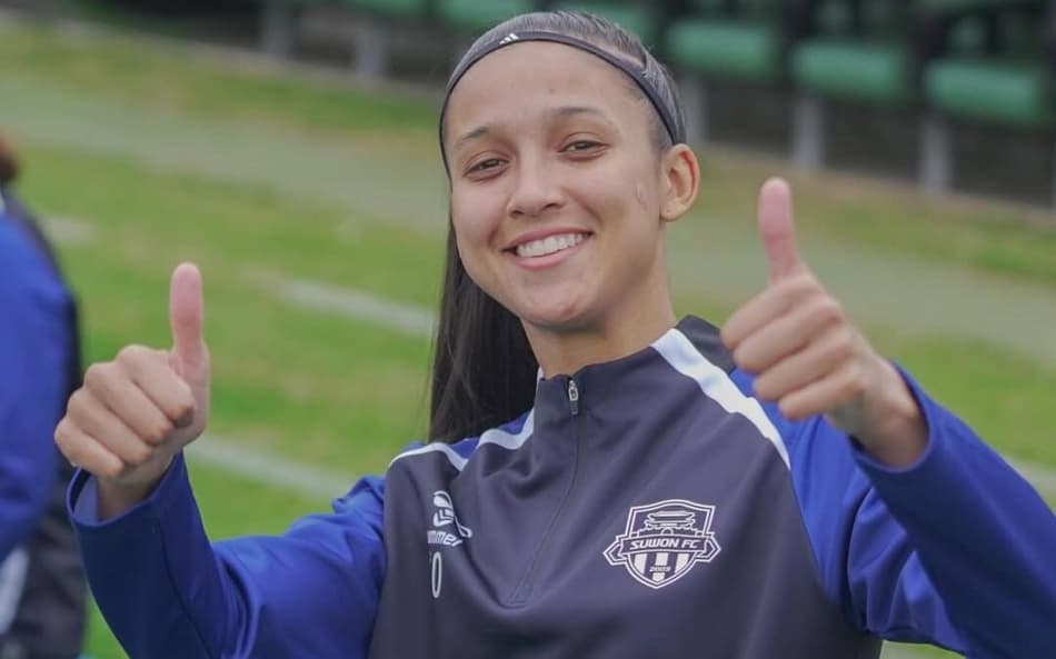 Mileninha, atleta do Suwon, da Coreia do Sul. (Divulgação)