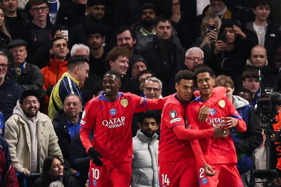 O PSG venceu o Chelsea por 3 a 0 na Champions League (Foto: FRANCK FIFE / AFP)