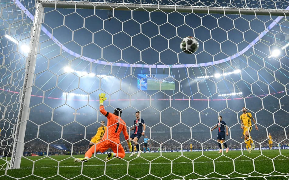 Gol do PSG na final da Champions League contra a Inter de Milão (Foto: Marco BERTORELLO / AFP)