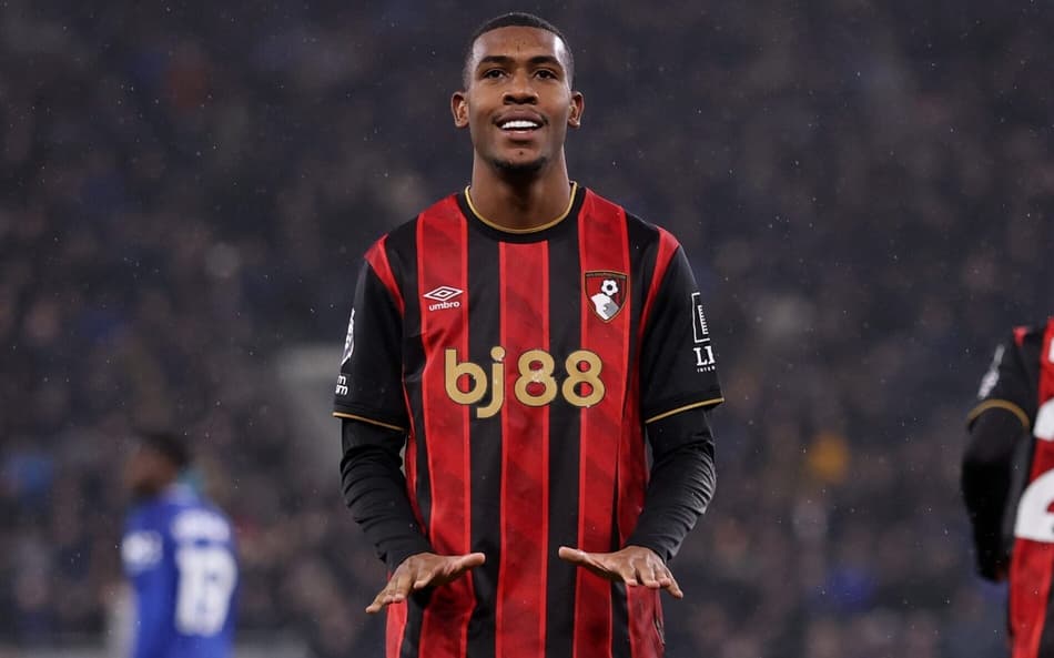 Rayan marcou o gol de empate do Bournemouth sobre o Everton pela Premier League (Foto: Divulgação/Bournemouth)