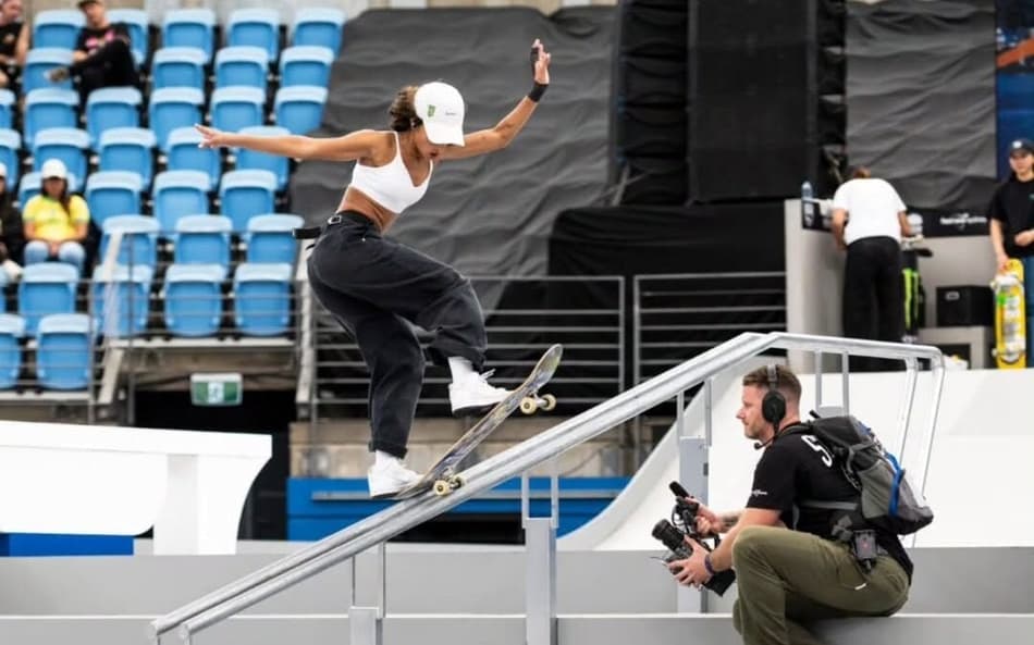 Rayssa Leal durante o SLS Sydney