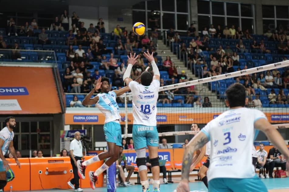 São José é o lanterna da Superliga Masculina 25/26 (Foto: Léo Lenzi/ Agência NTZ)