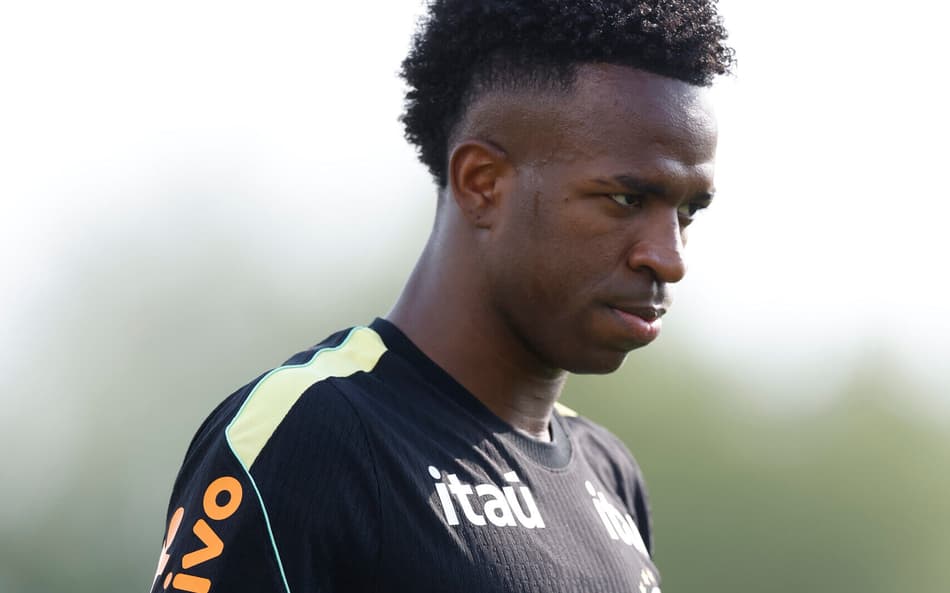 André torce para que Vini Jr seja o grande destaque da Seleção caso Neymar fique fora (Foto: Rafael Ribeiro/CBF)