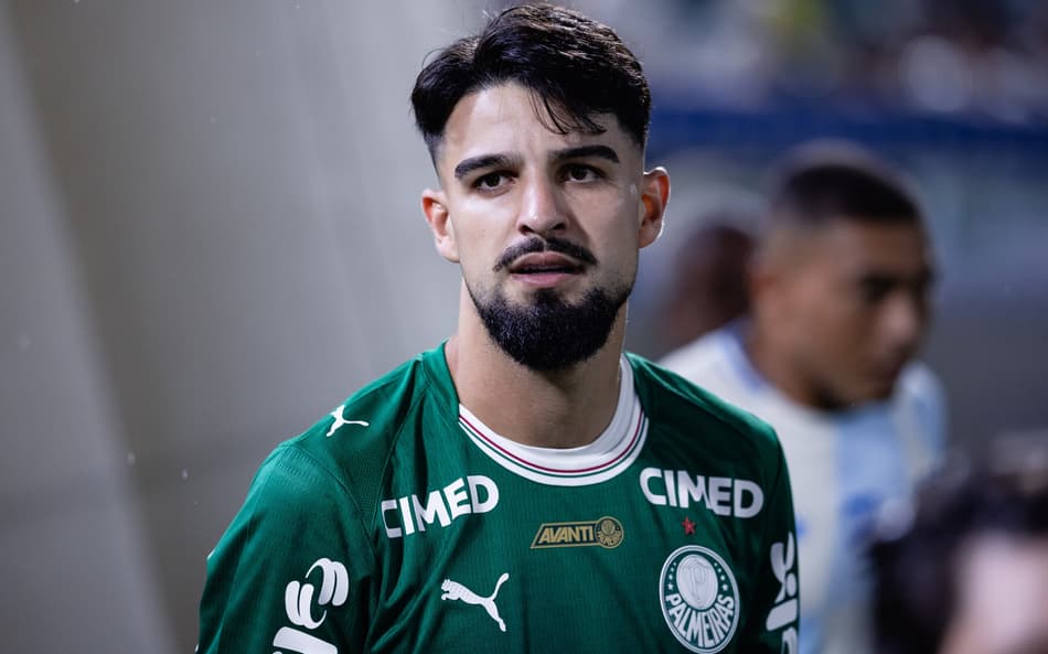 Flaco López em ação pelo Palmeiras (Foto: Ettore Chiereguini/AGIF/Folhapress)