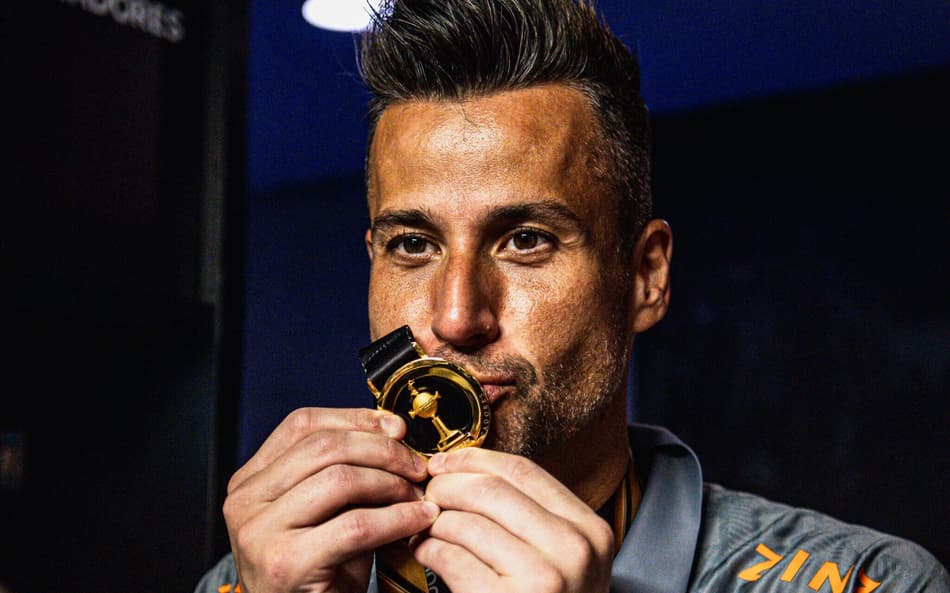 Fábio no título do Fluminense na Libertadores de 2023 (Foto: Lucas Merçon/ Fluminense FC)