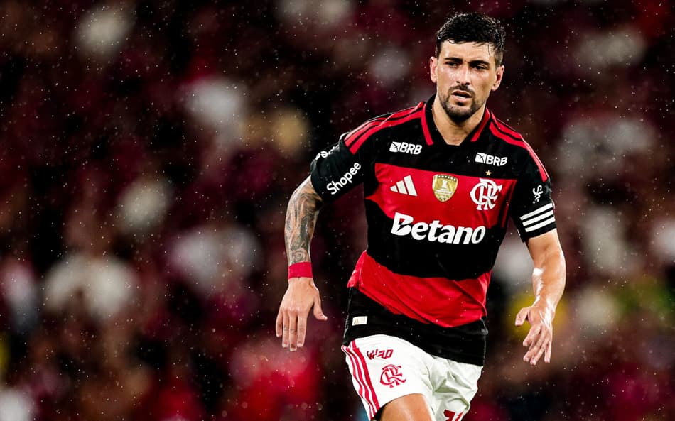 Arrascaeta durante jogo do Flamengo (Foto: Gilvan de Souza/Flamengo)