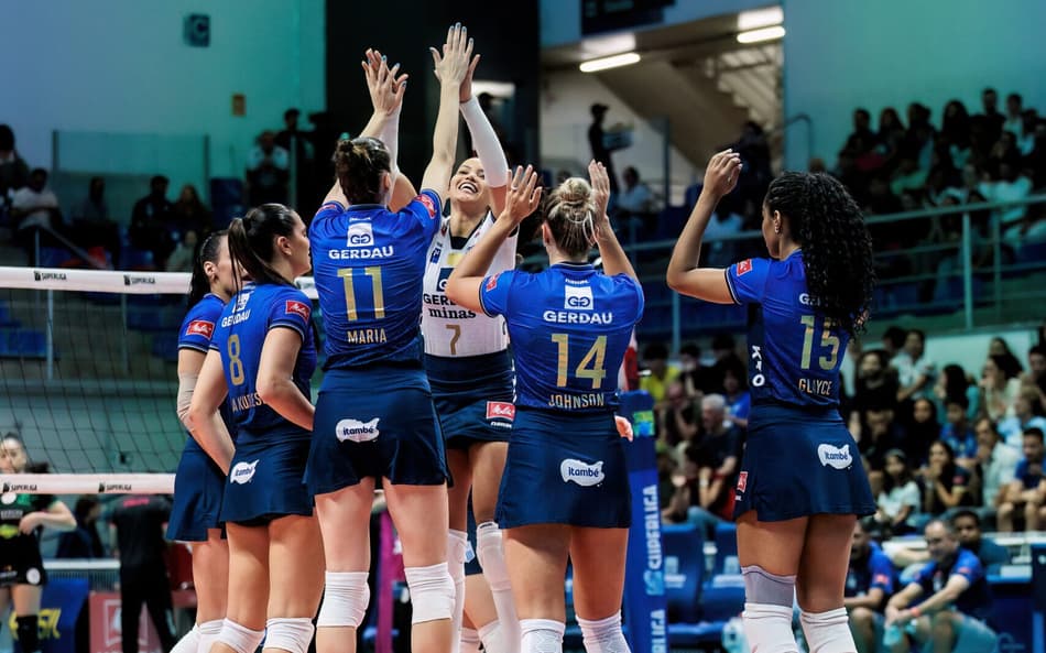 Minas x Maringá pelas quartas de final da Superliga feminina 2026/26 (Foto: Flickr/Gerdau Minas)
