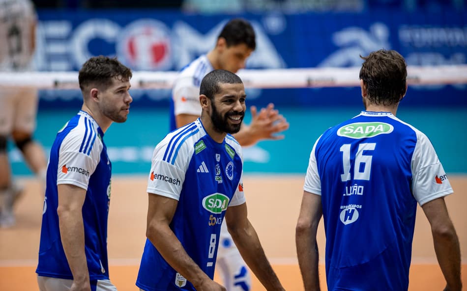 Wallace em quadra em Sada Cruzeiro x Goiás pela Superliga Masculina 25/26 (Foto: Agência i7/Sada Cruzeiro)
