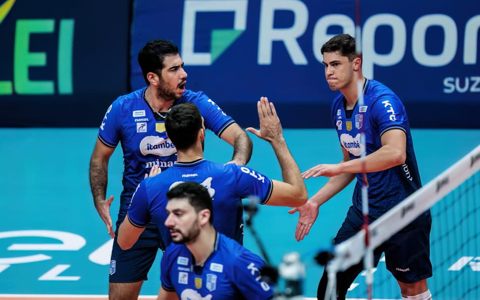 Minas vence Suzano e sai na frente nas quartas de final da Superliga Masculina 25/26 (Foto: Divulgação/ Minas Tênis Clube)