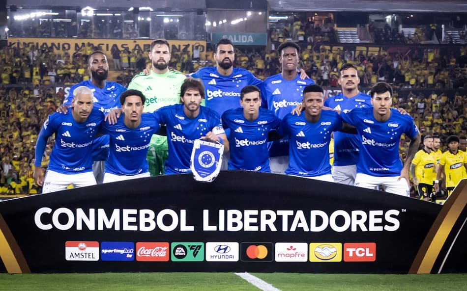 Barcelona-EQU x Cruzeiro, no Estádio Monumental Isidro Romero Carbo, em Guayaquil-EQU (Foto: Gustavo Aleixo/Cruzeiro)