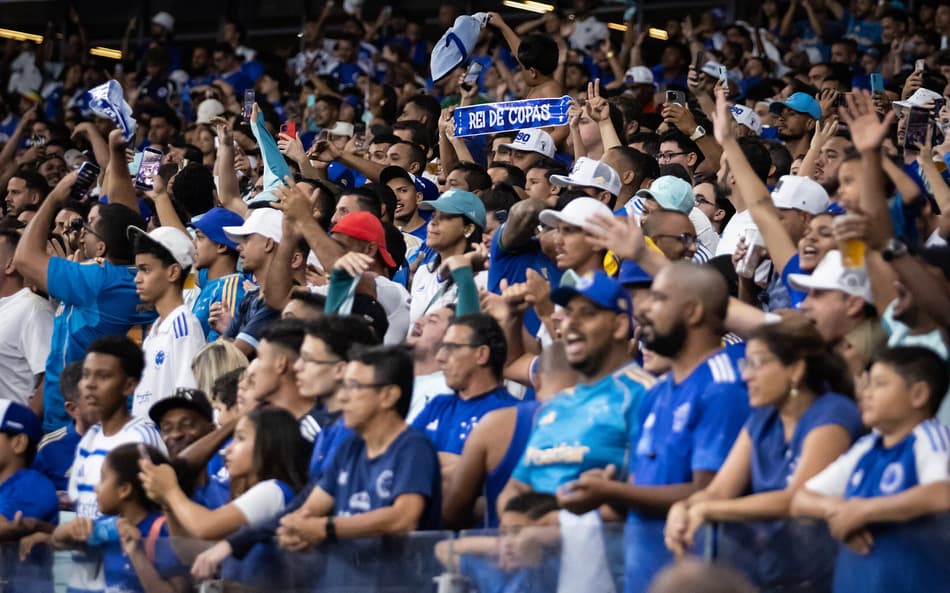 Torcida do Cruzeiro no Mineirão (Foto: Gustavo Aleixo/Cruzeiro)