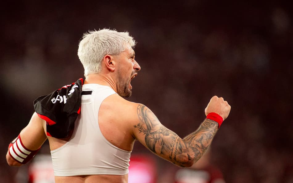 Arrascaeta marcou na vitória do Flamengo sobre o Bahia (Foto: Adriano Fontes/Bahia)