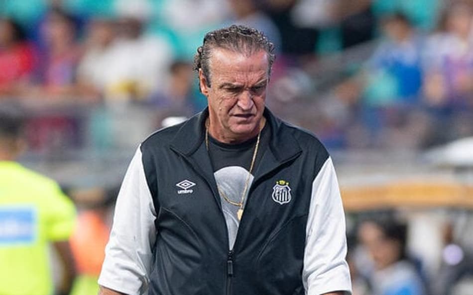 Cuca comandou o Santos em nove partidas nesta temporada. (Foto: Raul Barletta./ Santos FC)