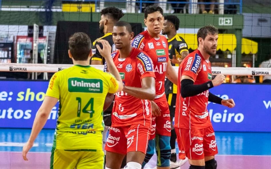 Praia Clube x Campinas pela semifinal da Superliga Masculina 25/26 (Foto: Bruno Cunha)